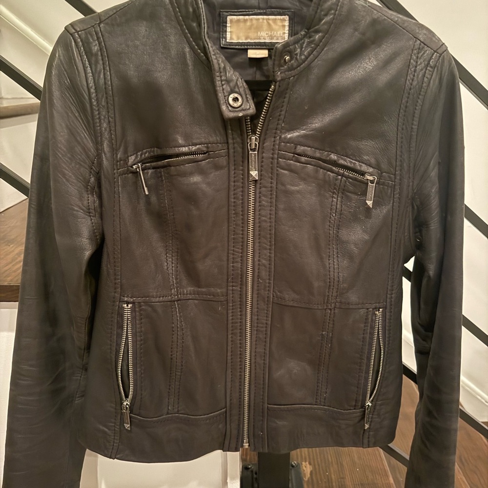 Marc Jacobs Black Leather Jacket